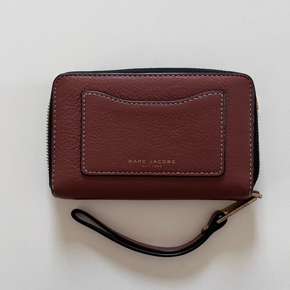 Leather cognac Marc Jacob’s wallet - Picture 1 of 4